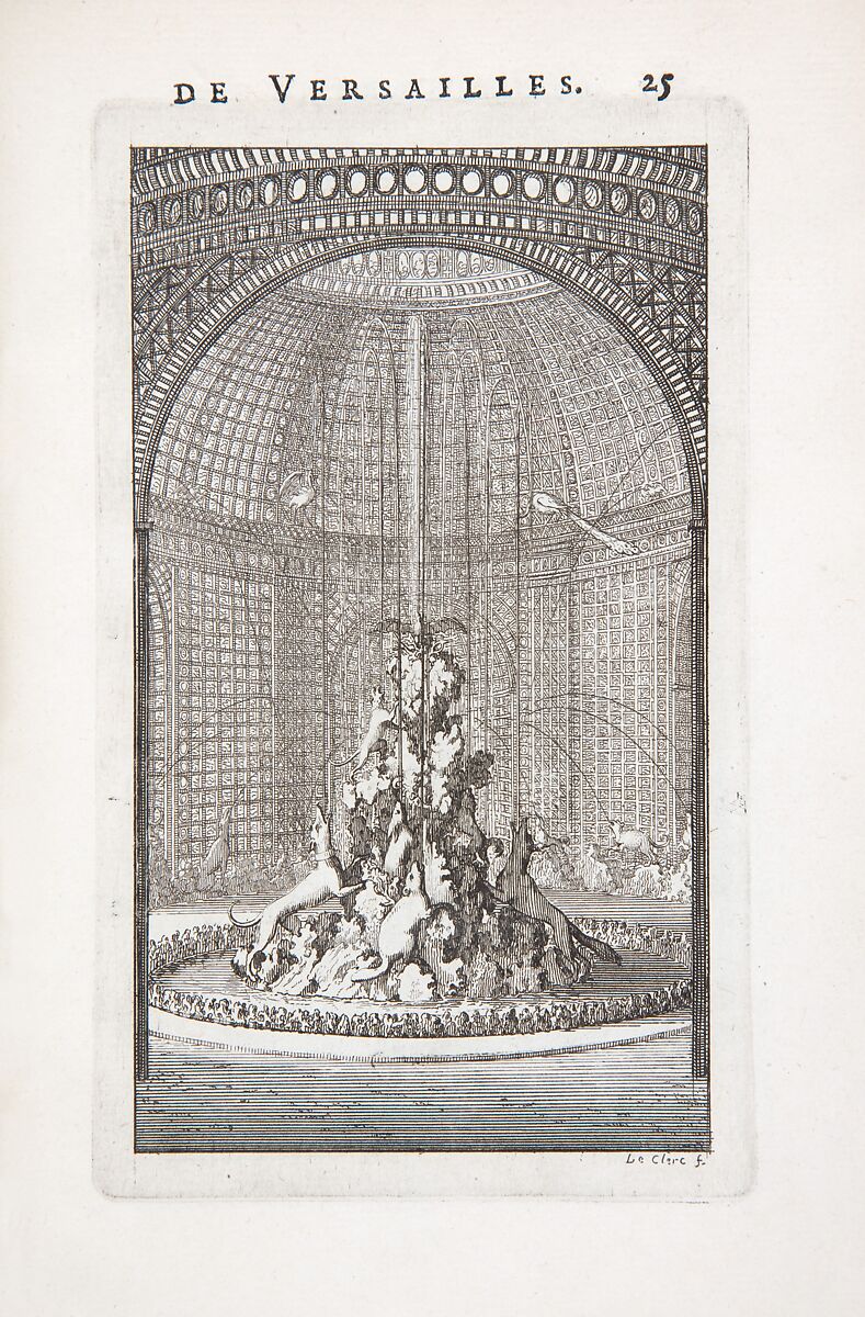 Labyrinte de Versailles, Written by Isaac de Benserade, Etching