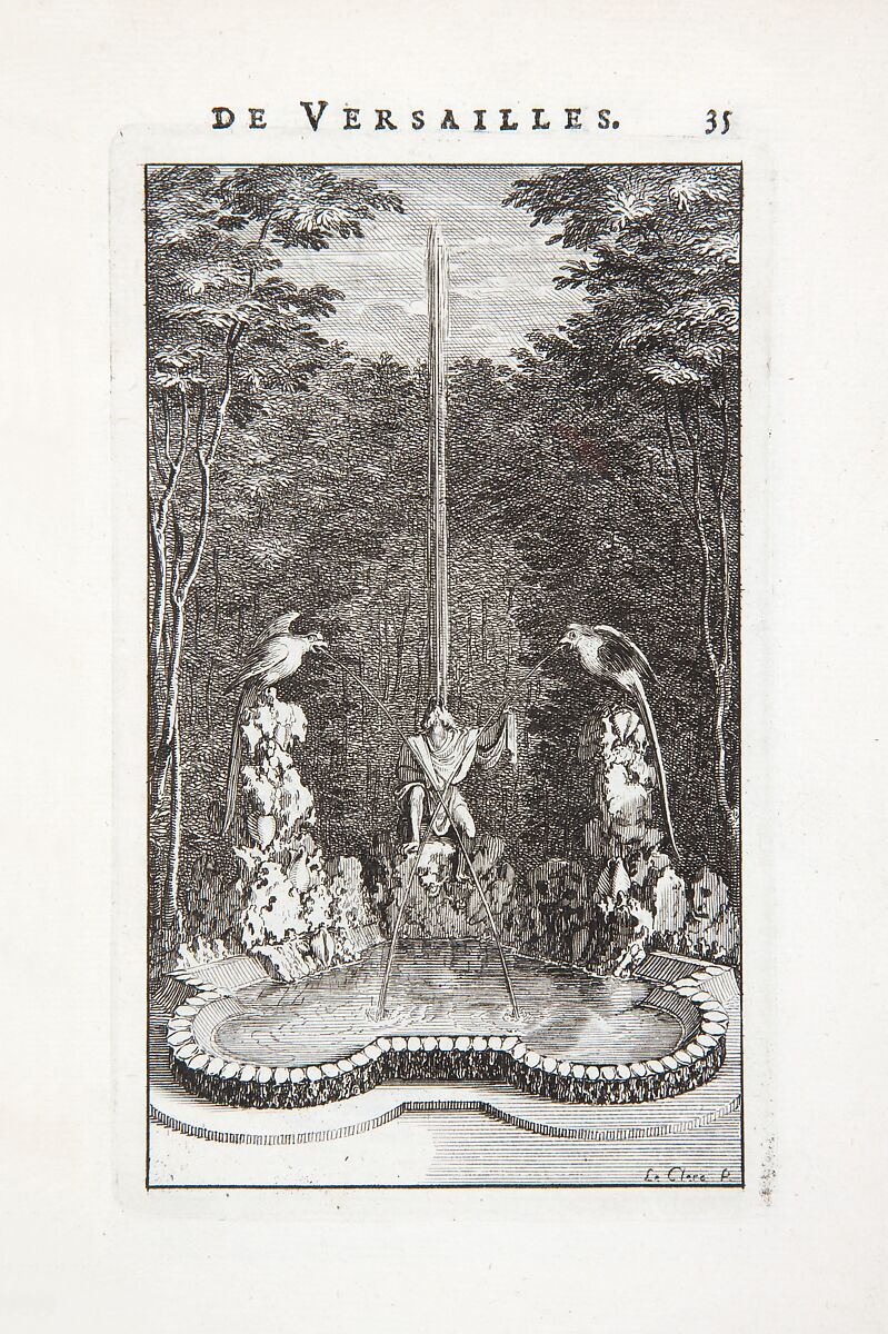 Labyrinte de Versailles, Written by Isaac de Benserade, Etching