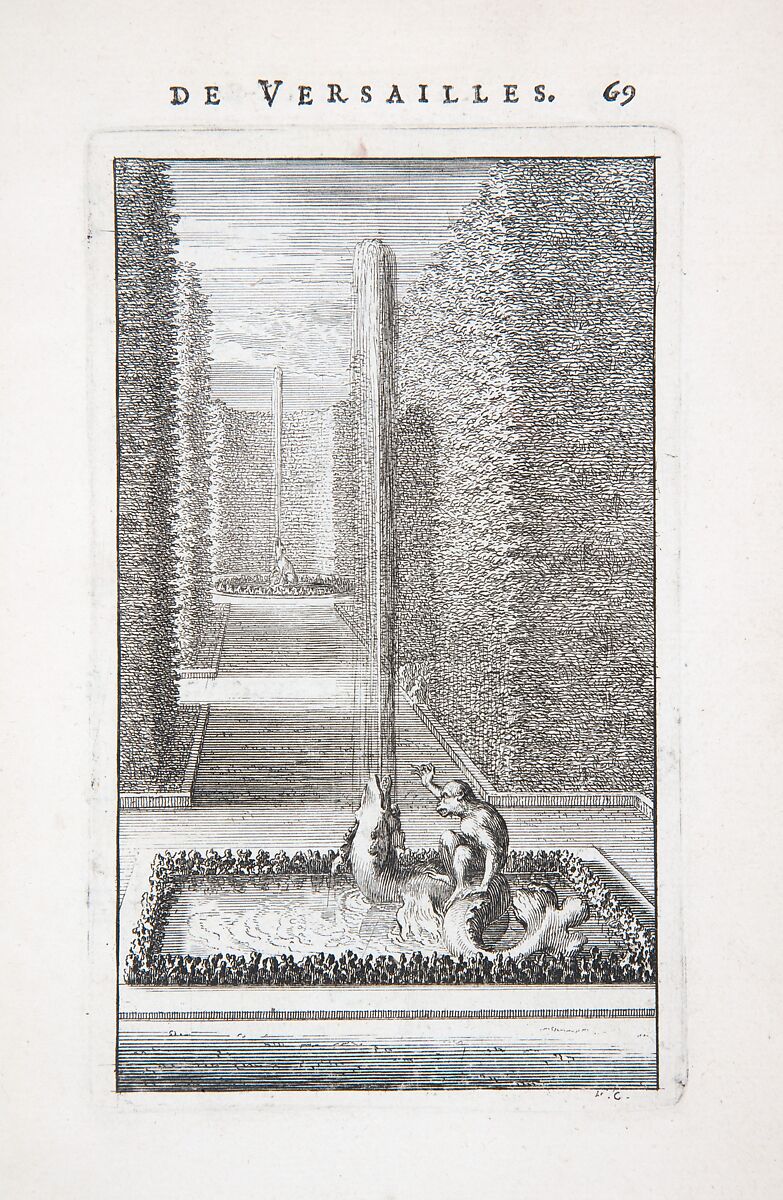 Labyrinte de Versailles, Written by Isaac de Benserade, Etching