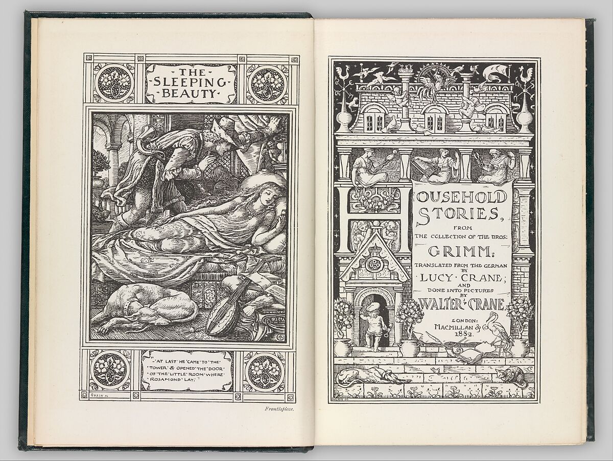 Household Stories from the Collection of the Brothers Grimm, Jacob Ludwig Carl Grimm (German, Hanau, Hesse-Kassel 1785–1863 Berlin), Illustrations: wood engraving 