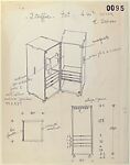 Uomo e Donna Container (Variation), Joe Colombo (Italian, Milan 1930–1971 Milan), Graphite