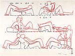 Multi-Chair (position studies: recto, six; verso, three)