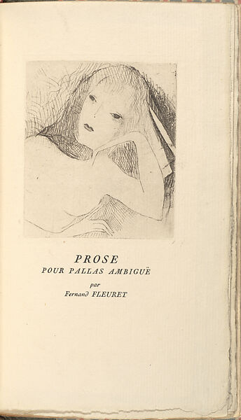 Éventail, Marie Laurencin (French, Paris 1883–1956 Paris), Illustrations: etching