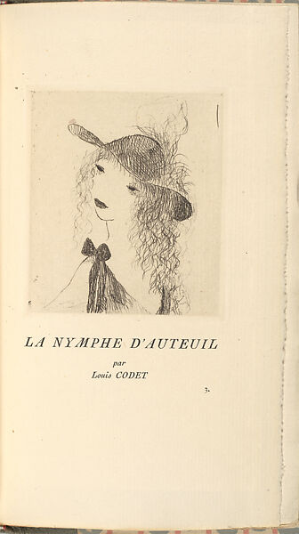 Éventail, Marie Laurencin (French, Paris 1883–1956 Paris), Illustrations: etching