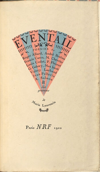 Éventail, Marie Laurencin (French, Paris 1883–1956 Paris), Illustrations: etching