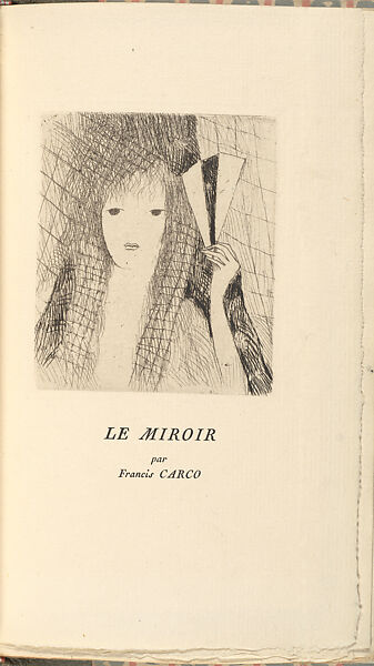 Éventail, Marie Laurencin (French, Paris 1883–1956 Paris), Illustrations: etching