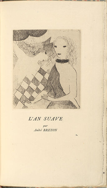Éventail, Marie Laurencin (French, Paris 1883–1956 Paris), Illustrations: etching