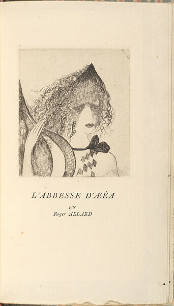 Éventail, Marie Laurencin (French, Paris 1883–1956 Paris), Illustrations: etching 