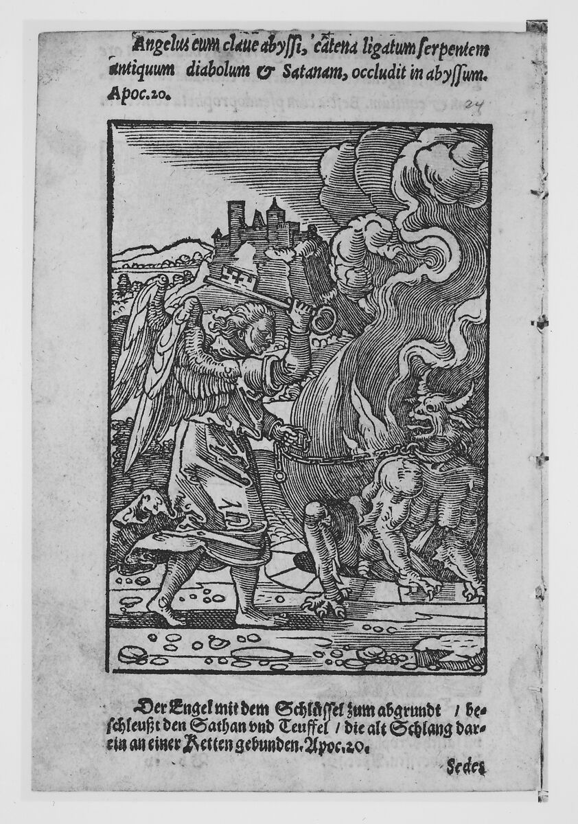 Apocalypsis S. Ioannis/ Die Offenbarung S. Johannis, Printed by Hermann Gülfferich (1542–1554), Woodcuts