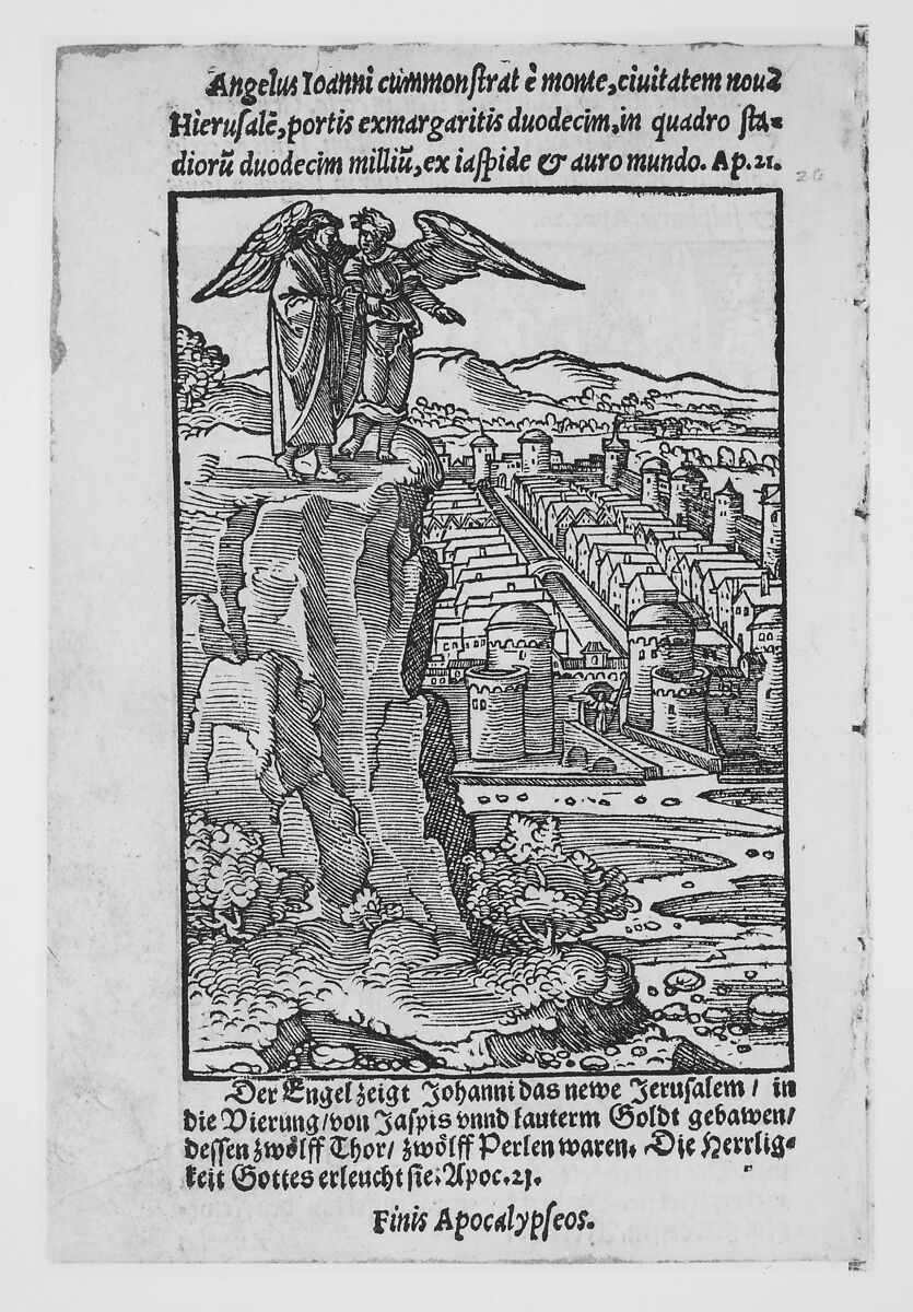 Apocalypsis S. Ioannis/ Die Offenbarung S. Johannis, Printed by Hermann Gülfferich (1542–1554), Woodcuts
