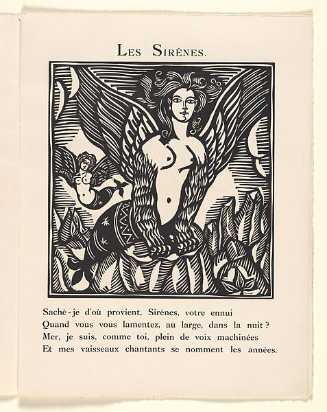 Le Bestiaire ou Cortège d'Orphée, Written by Guillaume Apollinaire (French, Rome 1880–1918 Paris), Wood engravings