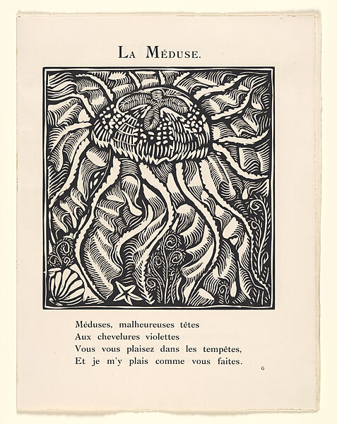 Le Bestiaire ou Cortège d'Orphée, Written by Guillaume Apollinaire (French, Rome 1880–1918 Paris), Wood engravings