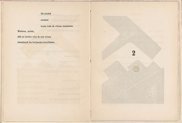 Urbe: super-poema bolchevique en 5 cantos (Urbe: Bolshevik Super-poem in 5 Parts), Manuel Maples Arce (Mexican, Papantla 1898–1980 Mexico City), Woodcut illustrations