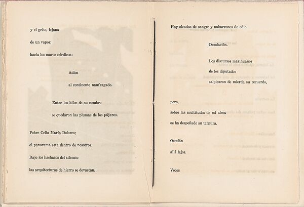 Urbe: super-poema bolchevique en 5 cantos (Urbe: Bolshevik Super-poem in 5 Parts), Manuel Maples Arce (Mexican, Papantla 1898–1980 Mexico City), Woodcut illustrations