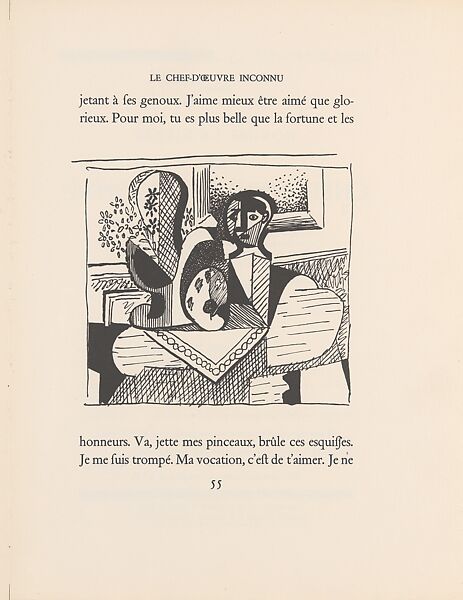 Le chef d'oeuvre inconnu, Written by Honoré de Balzac (French, Tours 1799–1850 Paris), Woodcut and photo etching
