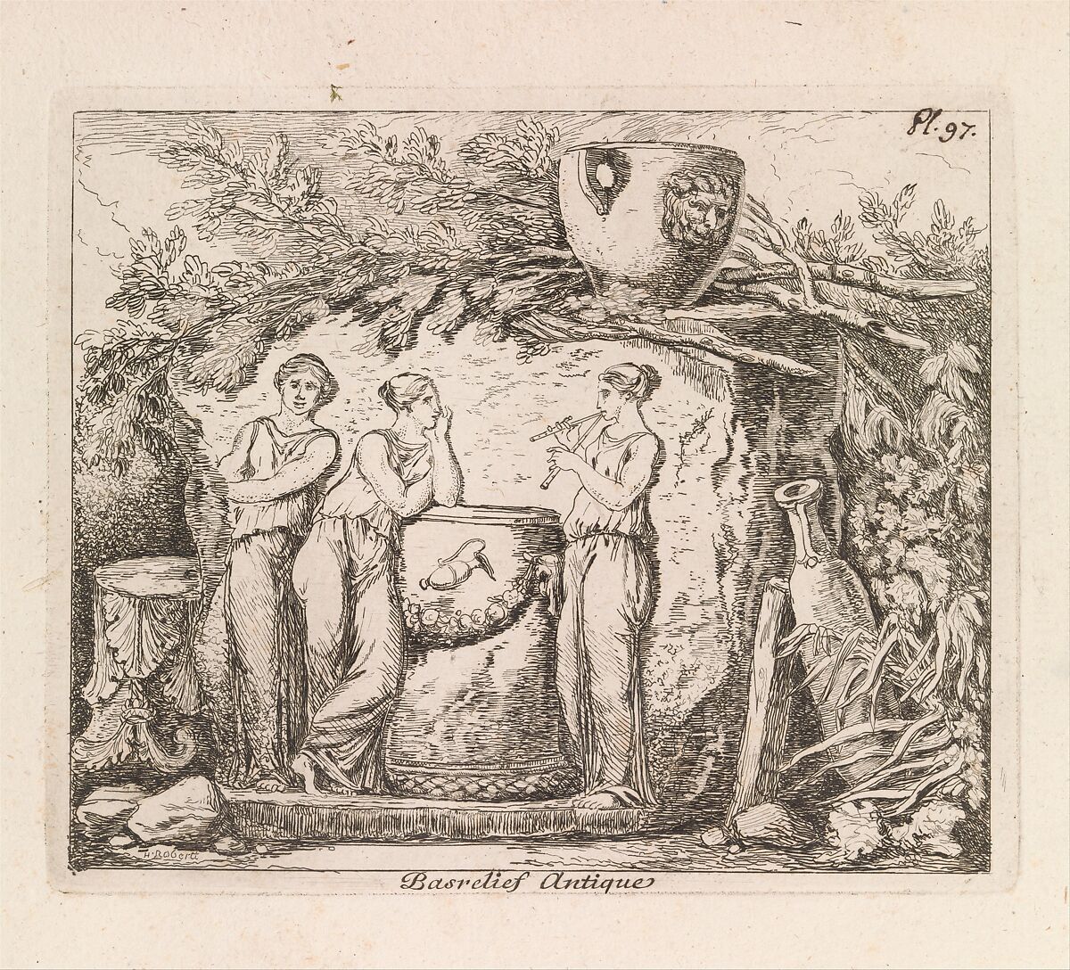 Recueil de divers Monumens Anciens répandus en plusieurs endroits de L'Italie, Jean Barbault (French, Viarmes 1718–1762 Rome), Etching and engraving