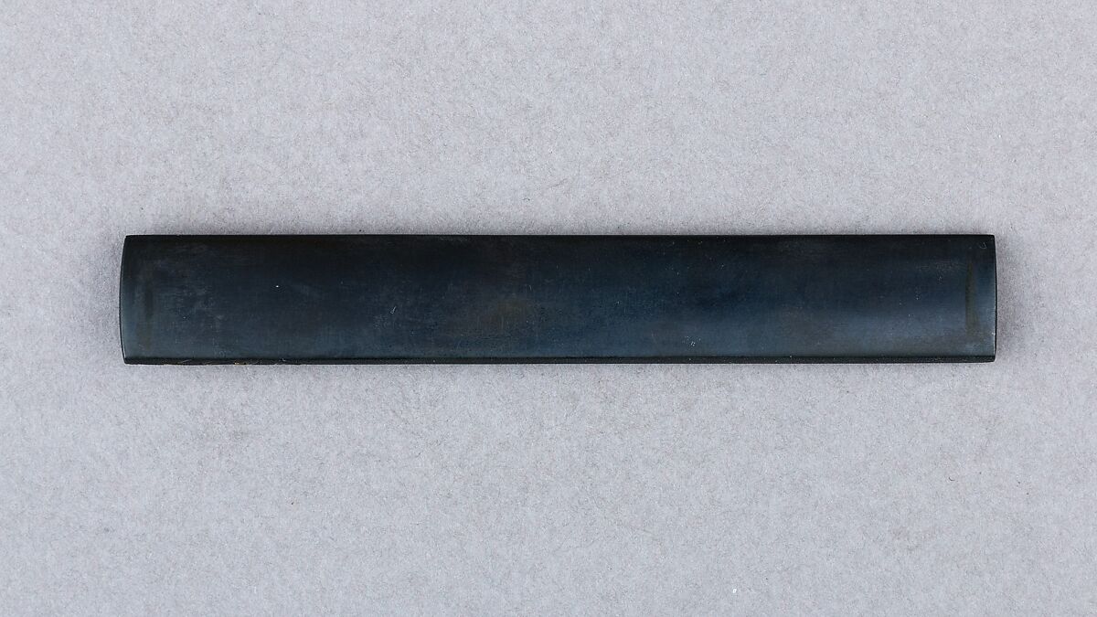 Knife Handle (Kozuka), Copper-gold alloy (shakudō), gold, copper, Japanese