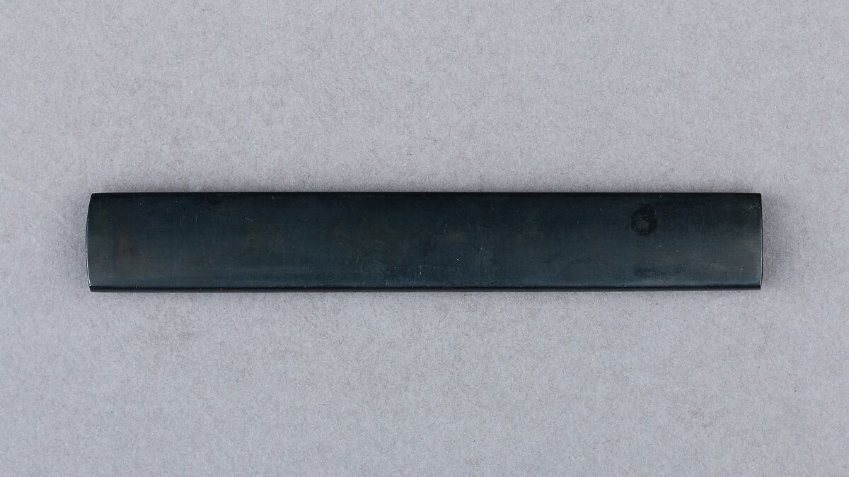 Knife Handle (Kozuka), Copper-gold alloy (shakudō), gold, silver, Japanese