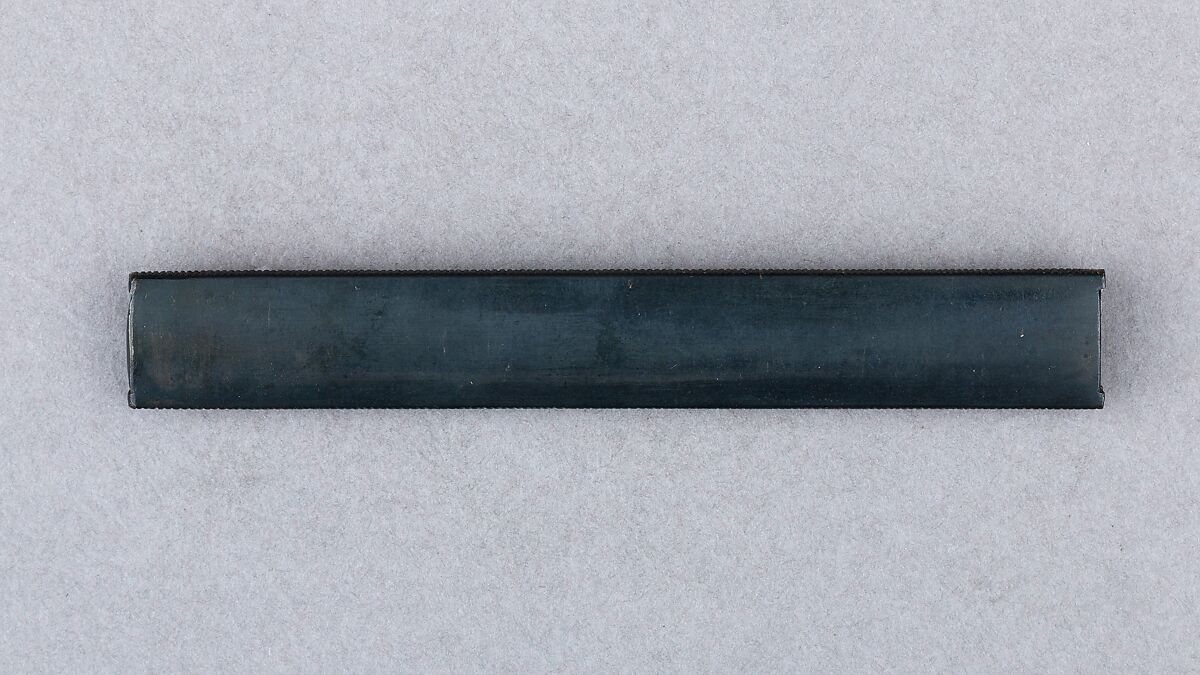 Knife Handle (Kozuka), Copper-gold alloy (shakudō), gold, silver, Japanese