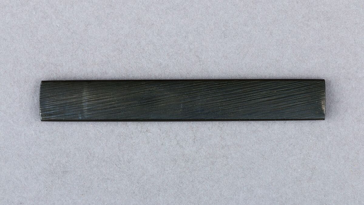 Knife Handle (Kozuka), Copper-gold alloy (shakudō), gold, silver, copper-silver alloy (shibuichi), Japanese