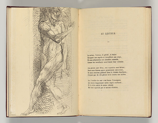 Vingt-sept poèmes des Fleurs du Mal, Written by Charles Baudelaire (French, Paris 1821–1867 Paris)