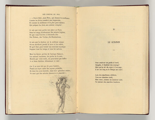 Vingt-sept poèmes des Fleurs du Mal, Written by Charles Baudelaire (French, Paris 1821–1867 Paris)
