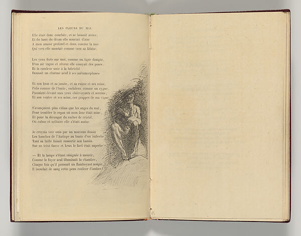 Vingt-sept poèmes des Fleurs du Mal, Written by Charles Baudelaire (French, Paris 1821–1867 Paris)