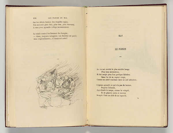 Vingt-sept poèmes des Fleurs du Mal, Written by Charles Baudelaire (French, Paris 1821–1867 Paris)