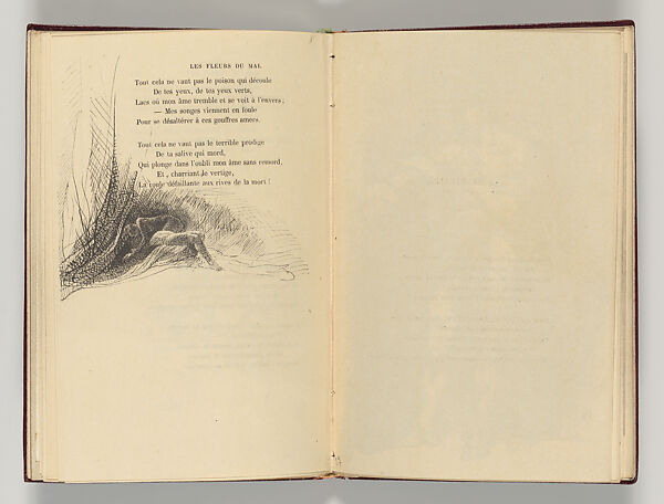 Vingt-sept poèmes des Fleurs du Mal, Written by Charles Baudelaire (French, Paris 1821–1867 Paris)