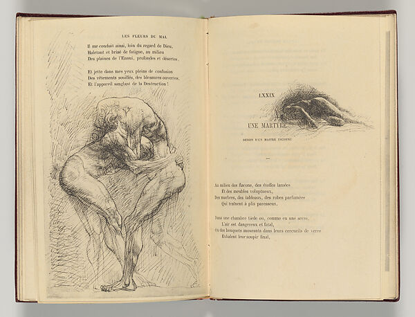 Vingt-sept poèmes des Fleurs du Mal, Written by Charles Baudelaire (French, Paris 1821–1867 Paris)
