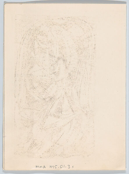 Untitled, Asger Jorn (Danish, Vejrum, Jutland 1914–1973 Århus), Drypoint etching