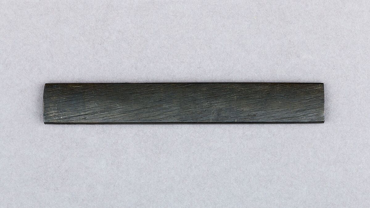 Knife Handle (Kozuka), Copper-silver alloy (shibuichi), gold, Japanese