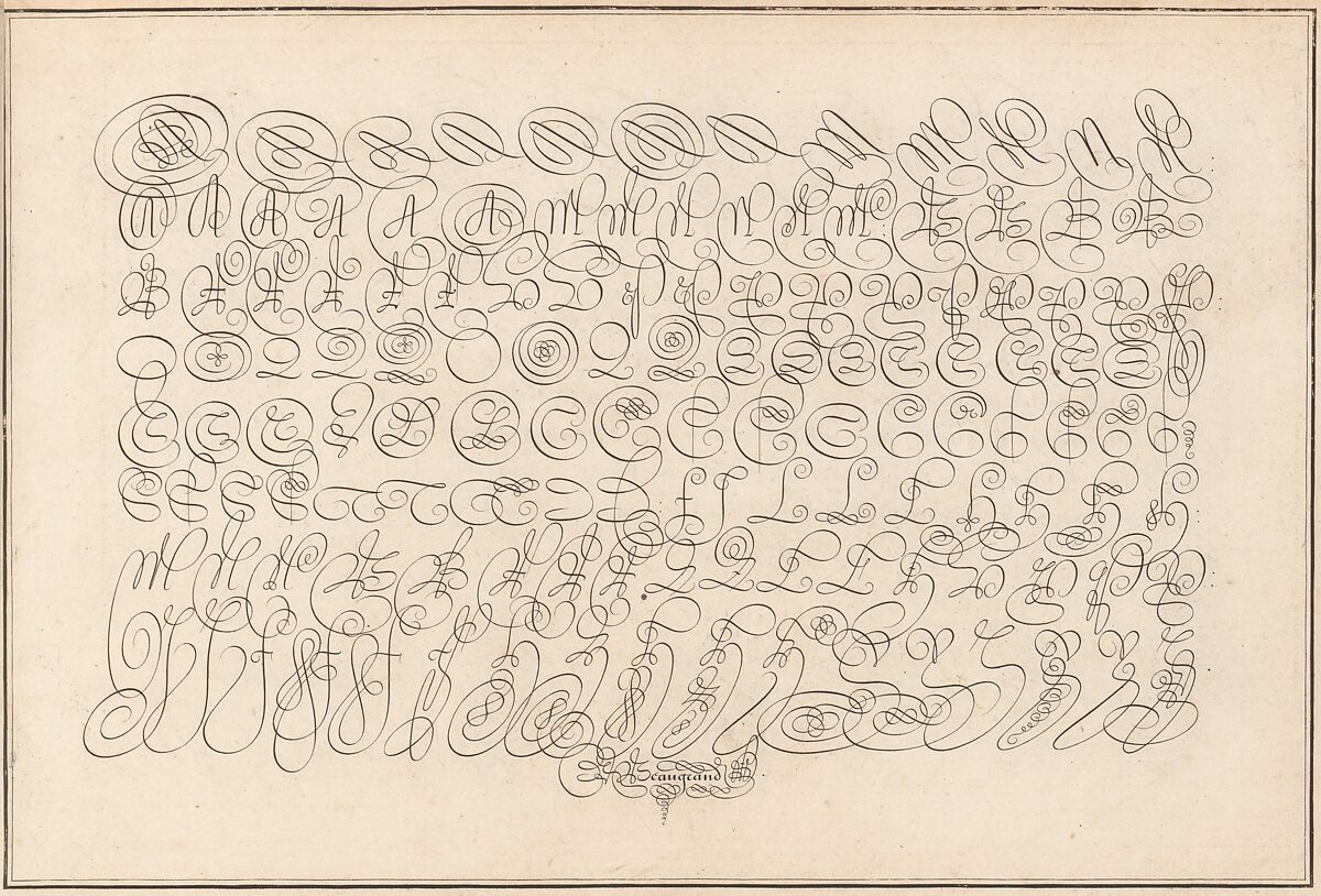 Panchrestographie & Poecilographie, Jean de Beaugrand (French, active 17th century), plates: engraving 