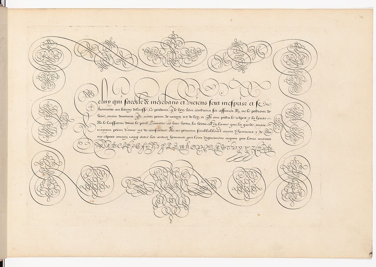 Panchrestographie & Poecilographie, Jean de Beaugrand (French, active 17th century), Engraving