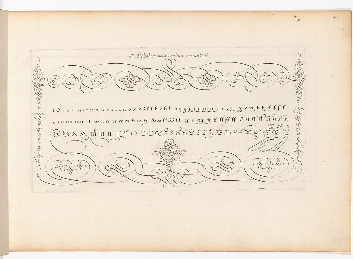 Panchrestographie & Poecilographie, Jean de Beaugrand (French, active 17th century), Engraving