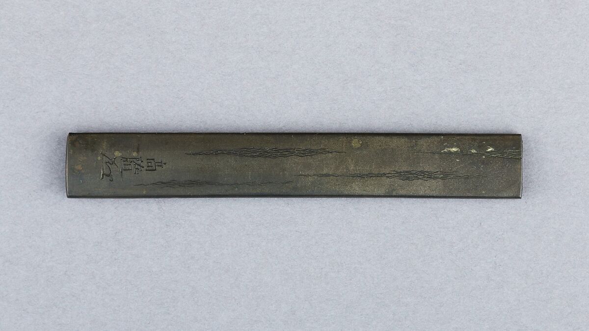 Knife Handle (Kozuka), Copper-silver alloy (shibuichi), gold, silver, copper, copper-gold alloy (shakudō), Japanese