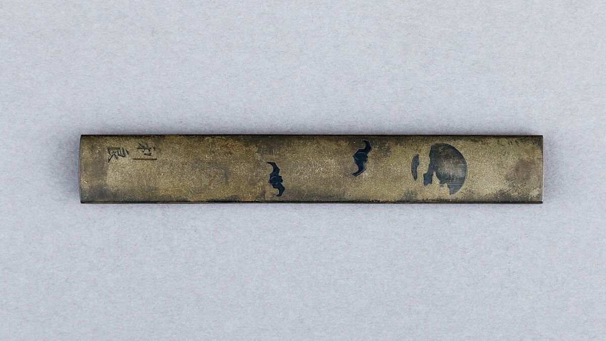 Knife Handle (Kozuka), Copper-silver alloy (shibuichi), gold, silver, copper, copper-gold alloy (shakudō), Japanese