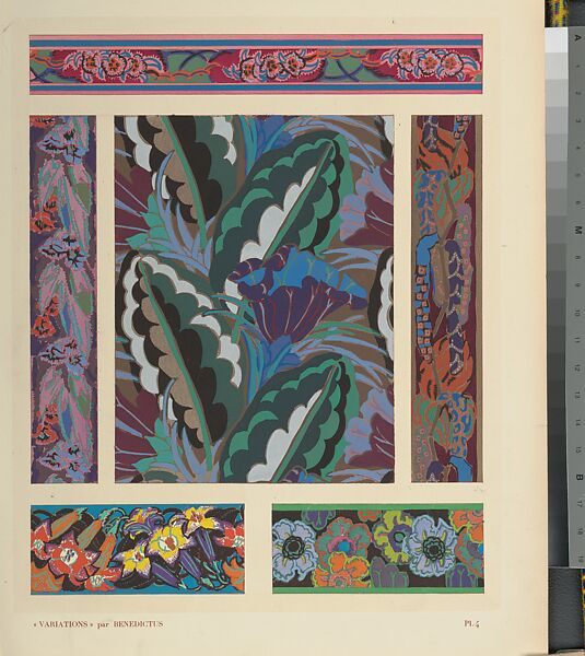 Variations, Designed by Edouard Bénedictus (French, Paris 1878–1930 Paris), Pochoir