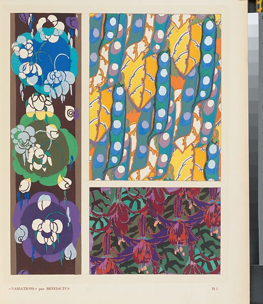 Variations, Designed by Edouard Bénedictus (French, Paris 1878–1930 Paris), Pochoir