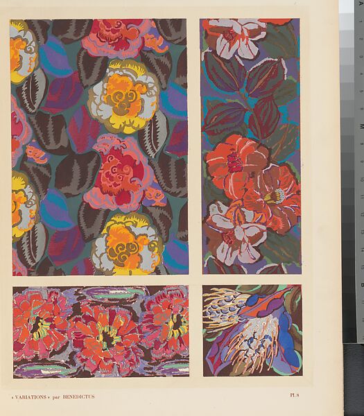 Variations, Designed by Edouard Bénedictus (French, Paris 1878–1930 Paris), Pochoir