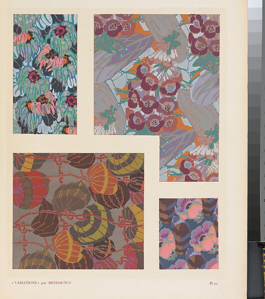 Variations, Designed by Edouard Bénedictus (French, Paris 1878–1930 Paris), Pochoir
