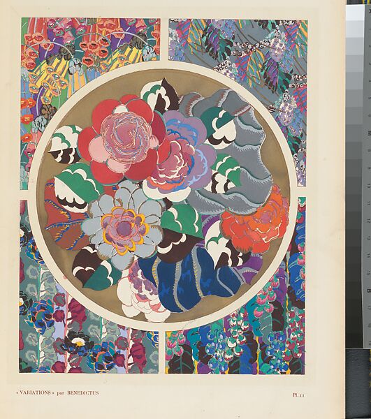 Variations, Designed by Edouard Bénedictus (French, Paris 1878–1930 Paris), Pochoir