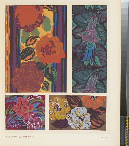 Variations, Designed by Edouard Bénedictus (French, Paris 1878–1930 Paris), Pochoir