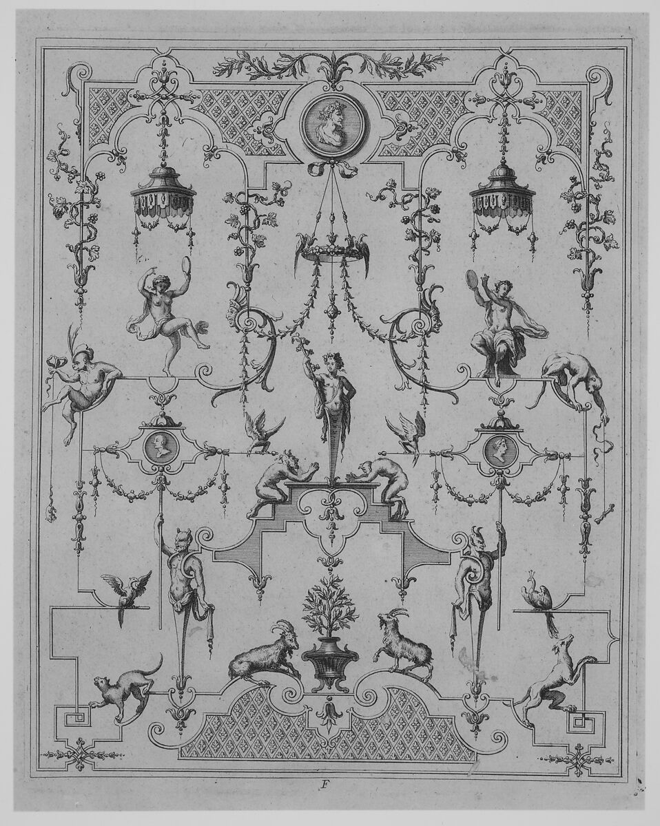 Ornament Designs Invented by J. Berain, Jean Berain (French, Saint-Mihiel 1640–1711 Paris), Engraving