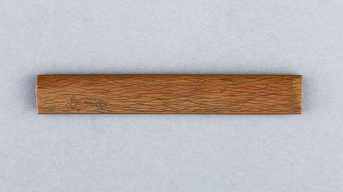 Knife Handle (Kozuka), Copper, silver, gold, Japanese