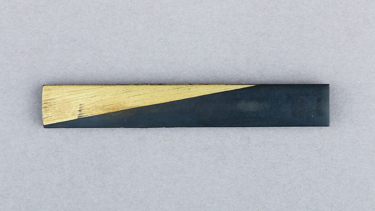 Knife Handle (Kozuka), Copper-silver alloy (shibuichi), gold, silver, copper-gold alloy (shakudō), Japanese