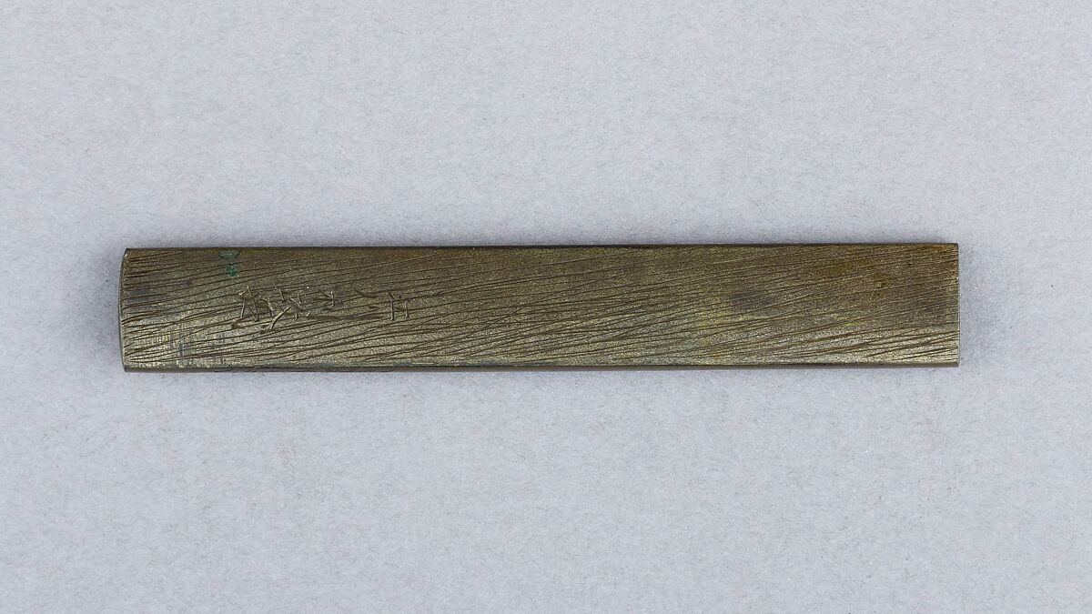 Knife Handle (Kozuka), Copper-silver alloy (shibuichi), gold, copper, silver, copper-gold alloy (shakudō), Japanese