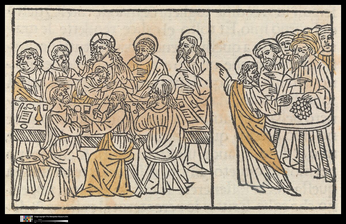 The Malermi Bible, vol. II, Niccolò Malèrmi (Italian, ca. 1420–1481), Printed book with woodcut illustrations, hand-colored
