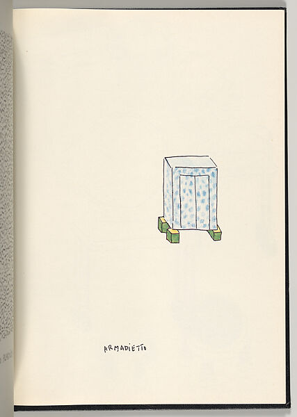 Esercizio Formale 1979, Ettore Sottsass (Italian (born Austria), Innsbruck 1917–2007 Milan), Printed book