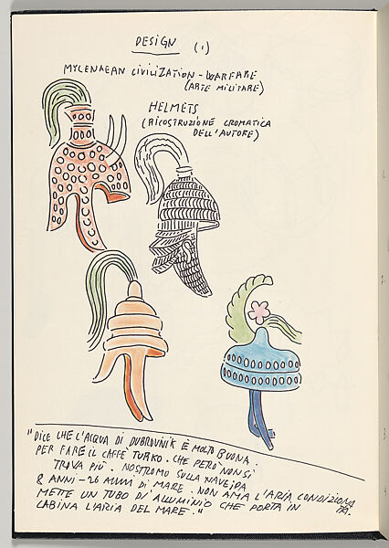 Esercizio Formale 1979, Ettore Sottsass (Italian (born Austria), Innsbruck 1917–2007 Milan), Printed book